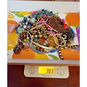 fashion costume jewelry lot 3.03 pounds wear craft resell some nwt preowned